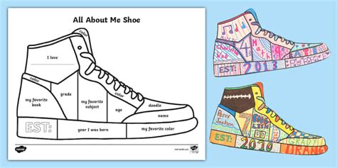 all about me shoes|all about me sneaker activity.